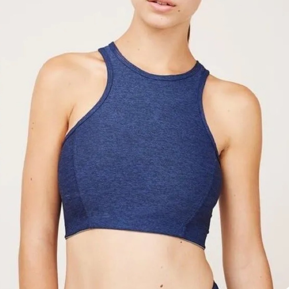 Outdoor Voices Athena Blue Crop Top